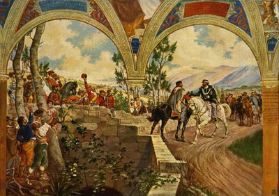 Giuseppe Garibaldi e Re Vittorio Emanuele II d